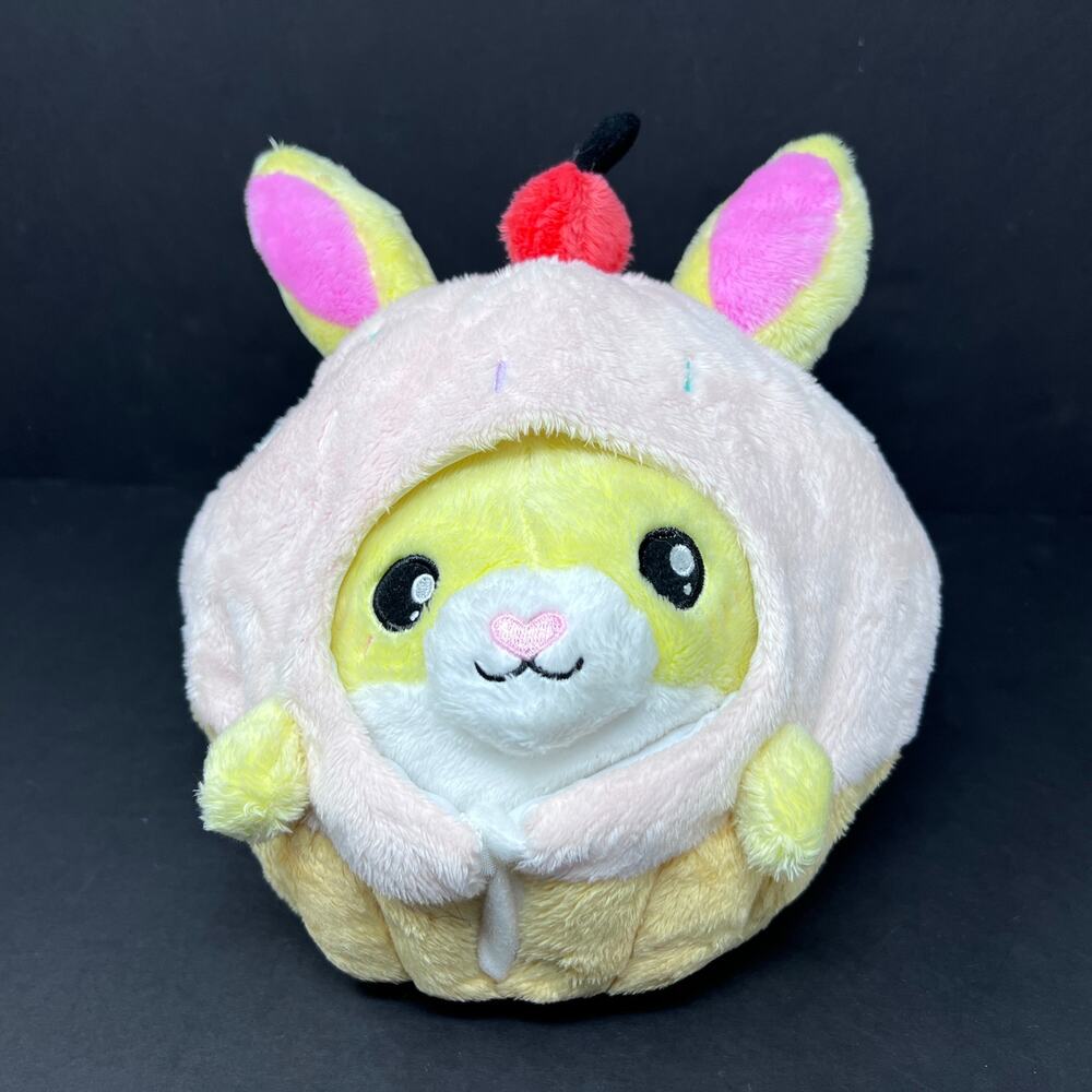 Squishable Undercover Bunny Plush Cupcake Costume Cherry‎ 8" Stuffed Rabbit